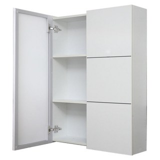 MD現代白500浴室收納櫃, 1個, 白色