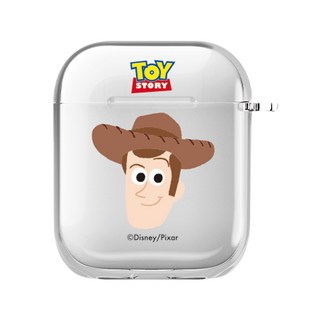 迪士尼玩具總動員 Funny 透明 AirPods 1 / 2 保護殼, 胡迪, 單一商品