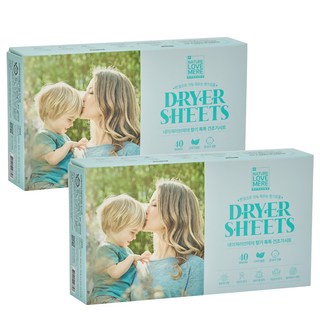 NATURE LOVE MERE 香氣滿溢烘衣機香氛紙 經典原香 正品, 2個, 40入