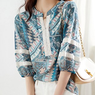 LUNA GIRL Mayman亨利領上衣