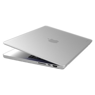 JCPAL MacBook Pro 硬殼保護殼 41cm 16 M1 M2 霧面 超薄 霧面透明, 1個