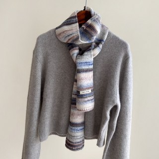 Vavisoo Suddle 彩色條紋針織圍巾