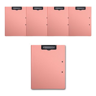 Mandeulhabi 封面式雙向A4板夾 粉色, 5個
