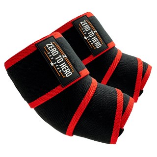 Zero To Hero 英雄健身護肘 雙入組 Type2, 紅色, 1組