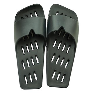 AdornHome 輕量平底EVA浴室拖鞋, 1個, 黑色