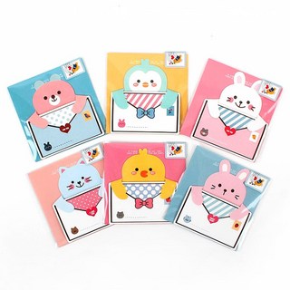 TOCTOC 可愛動物卡片 6款, 1組, 可愛動物