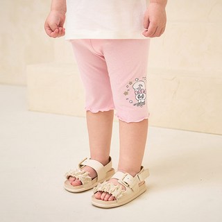 milkmile Esther Bunny 女童閃亮可愛五分內搭褲