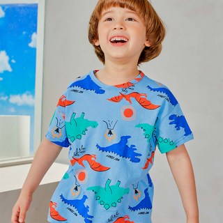 matildany 兒童透氣恐龍短袖T恤