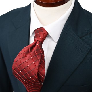 WIMAC 格紋窄版西裝領帶 WI08