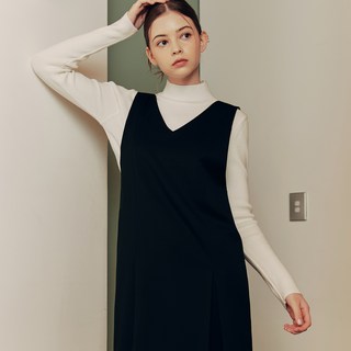 ZERO STREET 女款百搭基本款半高領針織上衣