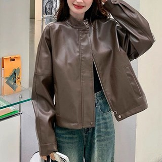 Infeus 女款 Rett 皮革夾克