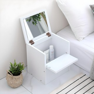 DECO FURNITURE 新款蜜桃迷你化妝台, 白色