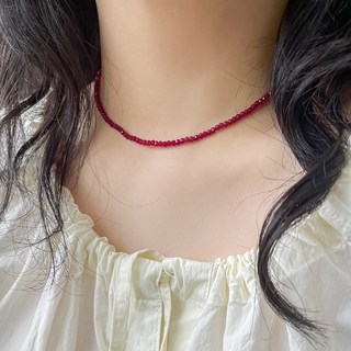 엘라주르 여성용 모조 크리스탈 트윙클 목걸이