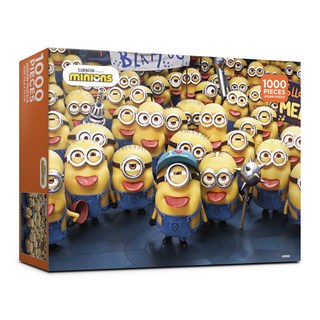 minions 小小兵 卡通圖案拼圖, 1000片, AL3310, 1盒