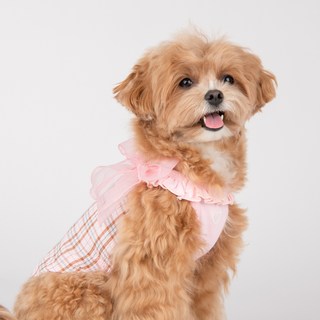 핑카홀릭 반려동물 샤르망 탱크탑 나시 티셔츠 TS7712, 인디언핑크, 1개