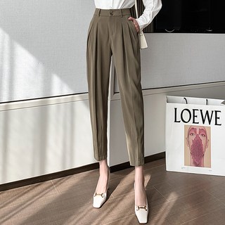 POPLARNC Mag細褶哈倫褲