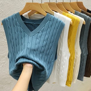 Awesomeful 女款Bainrat V領針織背心 A26SPV121914