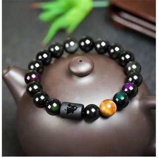 Buddha Best 12生肖開運招財健康祈福黑曜石念珠手鍊