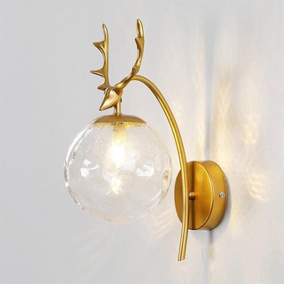 HONEY COMB 蜂巢燈飾 北歐風鹿角LED調色壁燈, 1入