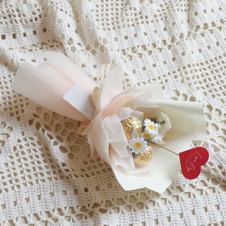 아스파시아 해피 데이지 페레로로쉐 3T 꽃다발, 핑크