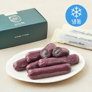 김미떡 흑임자앙금 가래떡 (냉동), 80g, 1개, 6개입