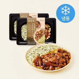프레시지 경복궁 들깨버섯찜닭 덮밥 도시락 (냉동), 250g, 2개
