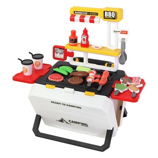 kidmate 孩子王 燒烤組合手提箱 668-157, 1套, 多色