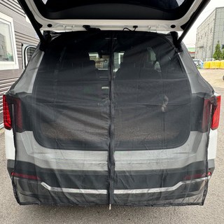 CARTEM 車用磁吸式高級後車廂防蚊帳 CT452, 黑色