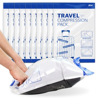 AKei. 旅行壓縮袋, 10個, 1入