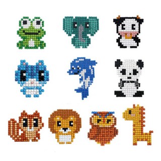 마켓플랜 DIY 보석 십자수 스티커 세트, 1세트, LD063