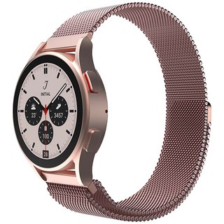 SINJIMORU Galaxy Watch 米蘭尼斯錶帶, 1個, 玫瑰紅