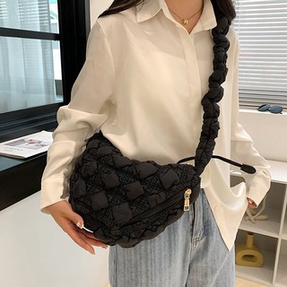 MEICHEL BonBon可愛雲朵褶皺絎縫包 11391, 黑色