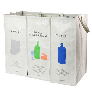 Dailylike 防水布垃圾回收桶 3入, 03 More Slim, 1組