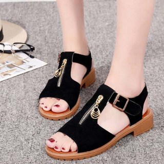 TCR 女款 Lillen 繫帶涼鞋, 黑色, 240