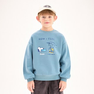 Jelistudio Peanuts 兒童史努比與查理布朗同款刷毛T恤
