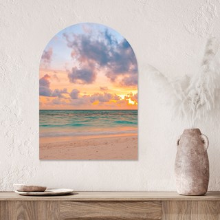 SANGSANG HOO 拱形海報 日落戀人