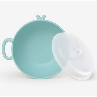 NIneware 韓國製動物麥片碗附蓋組, 薄荷綠, 1套