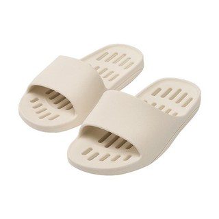 SHABATH 柔軟平底排水浴室拖鞋, 1雙, 白色