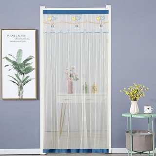 소니오 벨크로 현관 모기장, 05 하트블루