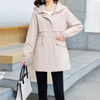 Chichills Mariposa 口袋連帽中長版風衣 11097