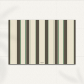 데미무드 넛츠 빨아쓰는 다용도 규조토 발매트, 스트라이프 그린