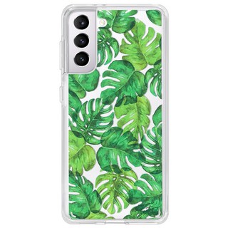 綠葉透明凝膠硬手機殼