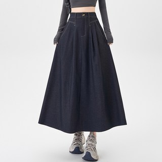 LUNA GIRL 女款 My Kid 牛仔長裙 L25WSK100110