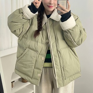 여성용 숏 트렌드 프래그런스 루즈 패딩