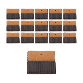 체어서퍼 의자발커버 직사각 L, 브라운, 16개