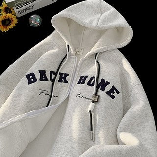 Goodif 男款 Backbone 溫暖刷毛連帽拉鍊外套