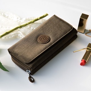 CCREANG 拉鍊式方形2格多功能長夾 W8119