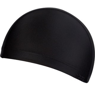 HOOG 成人彈性泳帽 SNE450, 黑色, 1個