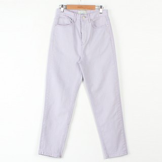 BBAEBBAE 女款高腰彈性九分寬鬆直筒褲