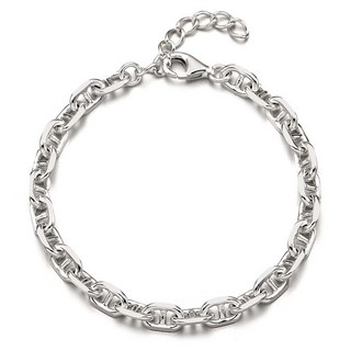 女款 OST 925純銀日常扁平立體鏈銀手鍊